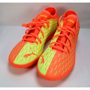 New Puma Future 5.4 OSG Soccer Indoor Size 9 Orange Yellow Mens 105941-01‎